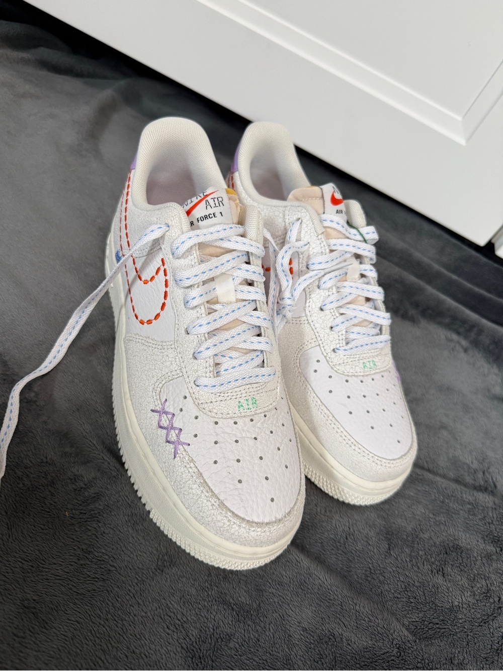 Nike White AirForce 1s